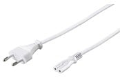 Stromkabel (Extern) - Pro Stromkabel C7 (2 pins) - Weiß - 5m - Gerade - 4040849939884