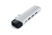 Dockingstationen - Satechi Aluminum Type-C Pro Hub with Ethernet - dockingstation - ST-TCPHES