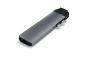 Dockingstationen - Satechi Aluminum Type-C Pro Hub With Ethernet - USB-C - 87W PD - 1GbE - ST-TCPHEM