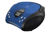 DAB, Netzwerk und Radiowecker - Lenco SCD-24 portable FM radio/CD player - Blue/Black - FM - Stereo - Blau - Lenco SCD-24 BLUE