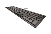 Tastaturen - Cherry KC 6000 slim - Tastatur - Schwarz - JK-1600FR-2