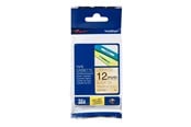 Papier, Fotopapier und Etiketten - Brother TZe PR831 - Black print on premium glitter gold - Roll (1.2 cm x 8 m) - TZEPR831