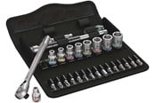 Haus & Garten - Wera 8100 SA 11 Zyklop Metal-Knarrensatz, Umschalthebel, 1/4"-Antrieb, zöllig, 28-teilig - 5004021001
