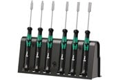 Handwerkzeuge - Wera 2069/6 Elektroniker-Schraubendrehersatz + Rack, 6-teilig - 5118158001
