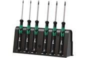 Haus & Garten - Wera 2067/6 Elektroniker TORX® BO-Schraubendrehersatz + Rack, 6-teilig - 5118154001