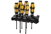 Haus & Garten - Wera 977/6 TORX® Schraubendrehersatz Kraftform : Der Schraubmeißel + Rack, 6-teilig - 5024410001