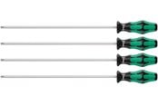 Haus & Garten - Wera 367/4 TORX® HF Kraftform Plus Schraubendrehersatz mit Haltefunktion mit 300 mm langen Klingen, 4-teilig - 5028074001