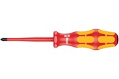 Handwerkzeuge  - Wera 165 iS PZ VDE-isolierter Kreuzschlitz-Schraubendreher mit reduziertem Klingendurchmesser, PZ 1 x 80 mm - 5006460001