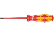Handwerkzeuge - Wera 160 iS VDE-isolierter Schlitz-Schraubendreher mit reduziertem Klingendurchmesser, 0.8 x 4.0 x 100 mm - 5006441001