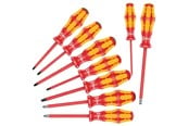 Handwerkzeuge - Wera 160 i/162 i/167 i/9 Schraubendrehersatz Kraftform Plus Serie 100, 9-teilig - 05133355001