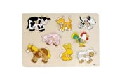 Puzzle - Goki Bubble Puzzle Animals Holz - 57873