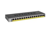 Switches - Netgear GS116PP 16-Port Gigabit Ethernet High-Power Unmanaged PoE+ Switch with FlexPoE (183W) - GS116PP-100EUS