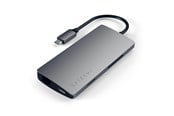 Dockingstationen - Satechi Aluminum Multi-Port Adapter V2 - USB-C - 3-Port USB-A - 1× HDMI - 1GbE - ST-TCMA2M