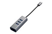 USB-Hubs - Satechi Type-C 2-in-1 USB Hub (with Ethernet) USB-Hubs - USB 3.0 - 3 - Grau - ST-TC2N1USB31AM