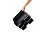 Schreibtischzubehör - Leitz Plus Briefkorb, Querformat Jumbo Schwarz - 52190095