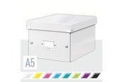 Archivierung und Aufbewahrung - Leitz  Click & Store WOW Aufbewahrungs- und Transportbox Klein (Für A5) Weiß - 60430001