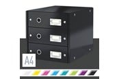 Archivierung und Aufbewahrung - Leitz  Click & Store WOW Schubladenset (3 Schubladen) Schwarz - 60480095