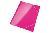 Mappen und Clipboards - Leitz WOW Eckspannermappe Pink - 3982-00-23