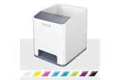 Schreibtischzubehör - Leitz WOW Sound Stifteköcher Duo Colour Weiß - 53631001