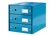 Archivierung und Aufbewahrung - Leitz  Click & Store WOW Schubladenset (3 Schubladen) Blau - 60480036