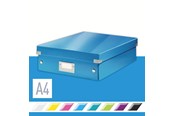 Archivierung und Aufbewahrung - Leitz  Click & Store WOW Organisationsbox Mittel Blau - 60580036