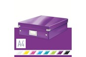 Archivierung und Aufbewahrung - Leitz Click & Store WOW Organisationsbox Mittel Violett - 60580062