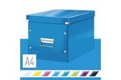 Archivierung und Aufbewahrung - Leitz Click & Store WOW Aufbewahrungs- und Transportbox Cube Groß Blau - 61080036