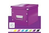 Archivierung und Aufbewahrung - Leitz  Click & Store WOW Aufbewahrungs- und Transportbox Cube Mittel Violett - 61090062