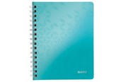 Blöcke, Formulare und Notizbücher - Leitz WOW Collegeblock A5 liniert, spiralgebunden mit PP-Einband Eisblau - 46390051