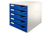Schreibtischzubehör - Leitz Postset mit Schubladen Blau - 52800035