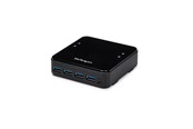 USB-Hubs - StarTech.com 4X4 USB 3.0 Peripheral Sharing Switch - For Mac / Windows / Linux - switch - 4 ports USB-Hubs - USB 3.0 - 4 - Schwarz - HBS304A24A