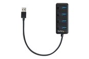 USB-Hubs - StarTech.com USB 3.0 Hub 4-port USB-Hubs - USB 3.0 - 4 - Schwarz - HB30A4AIB
