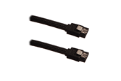 SATA Kabel - DUTZO Sleeved SATA-kabel - Schwarz - 0.3 m - DSC-SATASL03BLK