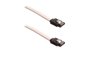 SATA Kabel - DUTZO Sleeved SATA-kabel - Weiß - 0.3 m - DSC-SATASL03WHT