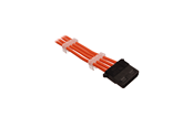 Stromkabel (Intern) - DUTZO Sleeved 4-pins Molex Cable - Orange - DSC-MOLSL03ORN