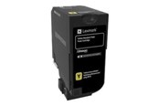 Druckerzubehör - Tinte & Toner - Lexmark Toner yellow  7K CS720 - 74C0S40