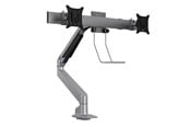 Monitorhalterung - Multibrackets M VESA Gas Lift Arm w. Duo Crossbar 2 Silver - 7350073736362
