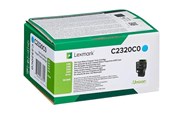 Druckerzubehör - Tinte & Toner - Lexmark C2320C0 / Cyan Return Program Toner - C2320C0