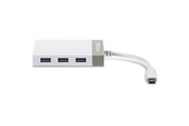 Netzwerkadapter (Netzkarte, Druckserver, u.s.w.) - TRENDnet TUC-ETGH3 USB-C to Gigabit Adapter + USB Hub - TUC-ETGH3