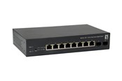 Switches - LevelOne GEP-1051 - switch - 10 ports - smart - rack-mountable - GEP-1051