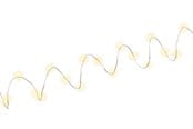 Smart-Home - Pro Silver wire light chain with 20 LEDs incl. timer - 4040849667367
