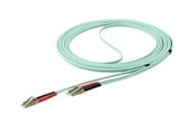 Netzwerk - Kabel - StarTech.com 5m Aqua OM4 Duplex Multimode Fiber Optic Cable- 50/125 - LC/LC - network cable - 5 m - aqua - Blau - 5m - 450FBLCLC5