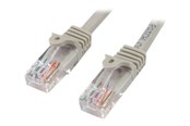 Netzwerk - Kabel - StarTech.com Snagless Cat 5e UTP Patch Cable - patch cable - 3 m - grey - Grau - 3m - 45PAT3MGR