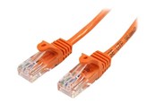 Netzwerk - Kabel - StarTech.com 5m Orange Cat5e / Cat 5 Snagless Ethernet Patch Cable 5 m - patch cable - 5 m - orange - Orange - 5m - 45PAT5MOR