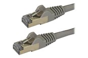 Netzwerk - Kabel - StarTech.com 3m Gray Cat6a / Cat 6a Shielded Ethernet Patch Cable 3 m - patch cable - 3 m - grey - Grau - 3m - 6ASPAT3MGR