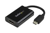 Display Kabel - StarTech.com USB-C to 4K HDMI Adapter - 60 Watt USB Power Delivery - Black - external video adapter - black - CDP2HDUCP