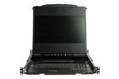 KVM Switches - StarTech.com 17" Dual Rail Rackmount KVM Console with 1080p - DVI & VGA - KVM console - Full HD (1080p) - 17.3" - RKCOND17HD