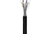 Netzwerk - Kabel - Pro goobay CAT 6A - S/FTP - Schwarz - 100m - 4040849776243
