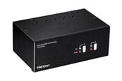 KVM Switches - TRENDnet TK-232DV - KVM / audio / USB switch - 2 ports - TK-232DV
