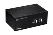 KVM Switches - TRENDnet TK-240DP - KVM / audio / USB switch - 2 ports - TK-240DP